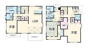 神奈川県横浜市港南区日野南5【一戸建】の間取り