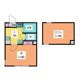 リビエール【1階】の間取り