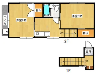 sannko-po【2階】の間取り