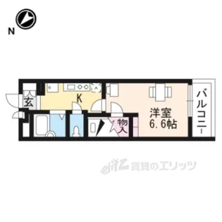 レオパレスBVillage【3階】の間取り