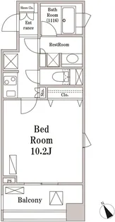 パークハビオ京橋【9階】の間取り