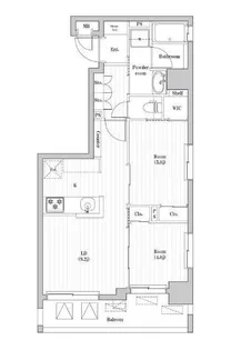 南千住レジデンス【6階】の間取り