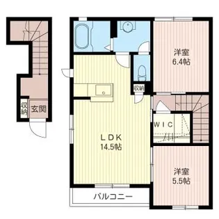 Le Soleil II【2階】の間取り