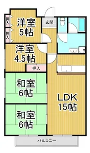 4LDKの間取り画像