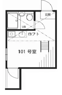 アネックス元住吉【1階】の間取り