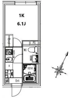 リュジアン北赤羽【1階】の間取り