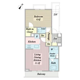 グランディール【2階】の間取り