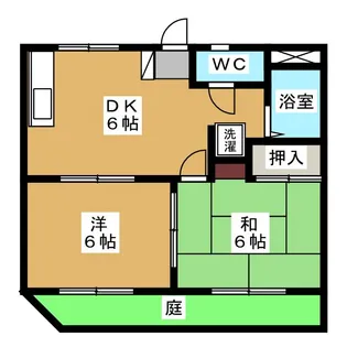 アザレアガーデンA【1階】の間取り