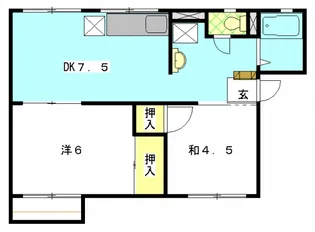 花水木【2階】の間取り