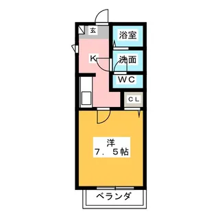 Gallery庄内通【1階】の間取り