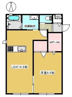 熊本県熊本市南区十禅寺2【アパート】の間取り