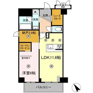 みらいビル【7階】の間取り