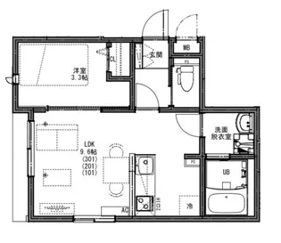 KEIAI RESIDENCE 上尾V【3階】の間取り