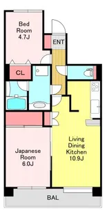 川口幸町パーク・ホームズ【5階】の間取り