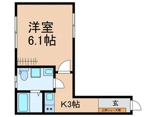 ブロッサム下北沢【3階】の間取り