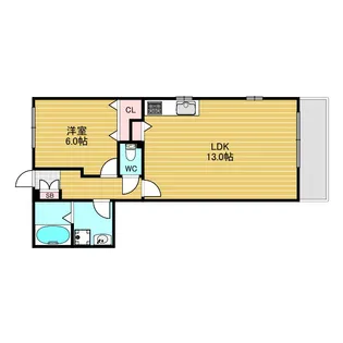 メゾンイケナガ【3階】の間取り