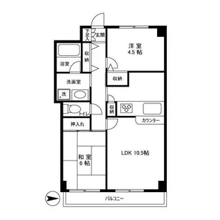 東京都台東区松が谷2【マンション】の間取り