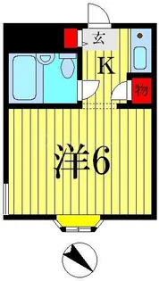 メゾン・ド・エテ【1階】の間取り