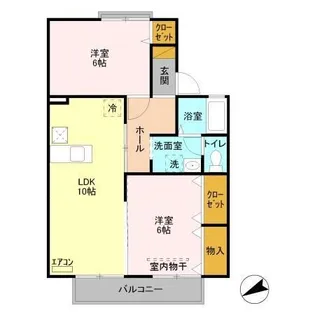 Fountain I【1階】の間取り