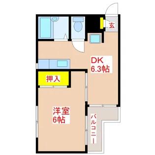 トモエビル【3階】の間取り