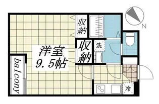パラッツォ・アルディート【5階】の間取り