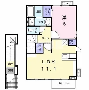 エテルノ・カーサ【2階】の間取り