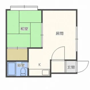 コスモハイツ【2階】の間取り