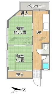 藤伊コーポ【3階】の間取り