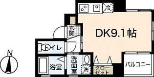 リバーコート住吉町【7階】の間取り