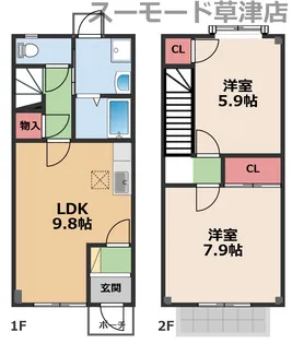 RiverSideAの間取り