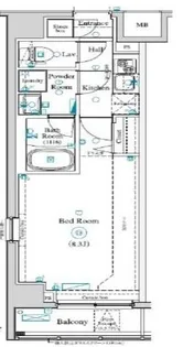 DIPS東十条【4階】の間取り