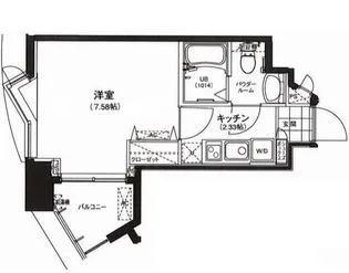 サウンドおしあげ【7階】の間取り