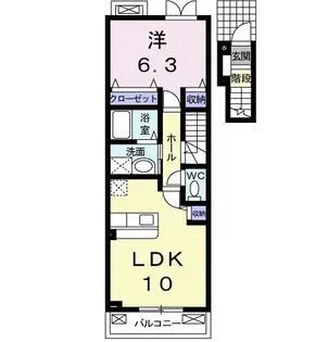 スターリーフォーレストB【2階】の間取り
