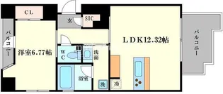 SHUNKI江戸堀【3階】の間取り