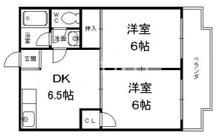 アネックス桃山【1階】の間取り