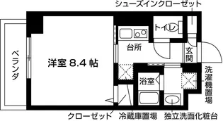 【新築】Wisteria京都深草【3階】の間取り