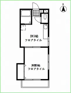 パールハイツ【1階】の間取り