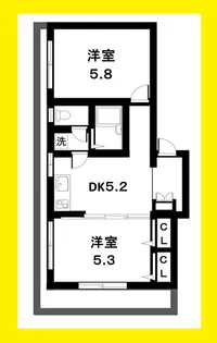 東京都目黒区平町1【マンション】の間取り