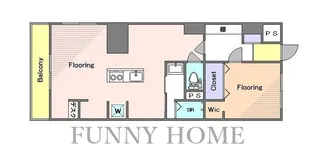 桜丘フラワーマンション【3階】の間取り