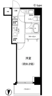 東京都豊島区雑司が谷1【マンション】の間取り