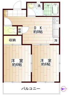 カーサ・ヴェルデ【2階】の間取り
