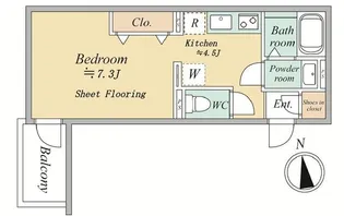 MOCXION KYODO【2階】の間取り