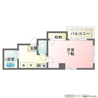 スカイビューM【3階】の間取り