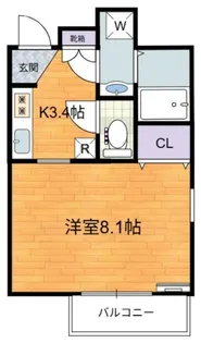 【VILLA K.T】【1階】の間取り