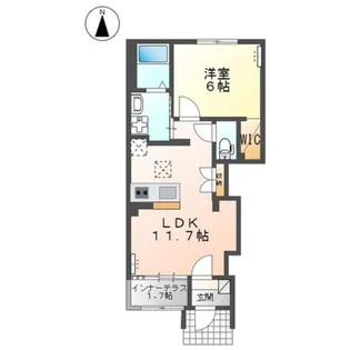 アザレア【1階】の間取り