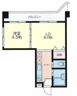 神奈川県横浜市西区浅間町1【マンション】の間取り