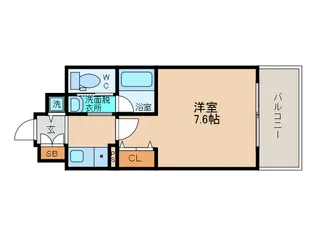 ジュネーゼグラン心斎橋東【12階】の間取り