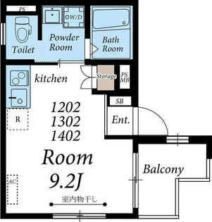 エクレーレ舜プリモ【2階】の間取り