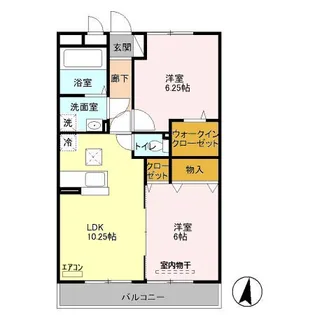 プリムローズ【1階】の間取り