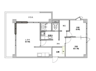グランテラス駅南【3階】の間取り
